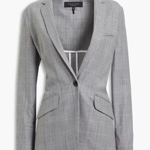 Rag & Bone Andre checkered wool Blazer